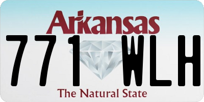 AR license plate 771WLH