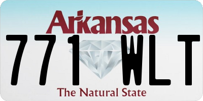 AR license plate 771WLT