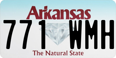 AR license plate 771WMH