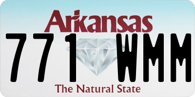 AR license plate 771WMM