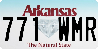 AR license plate 771WMR