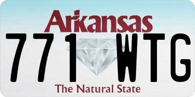 AR license plate 771WTG