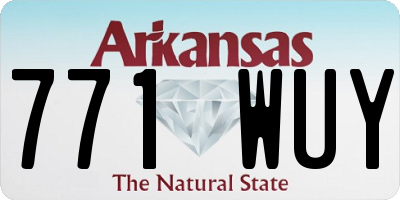 AR license plate 771WUY