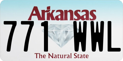 AR license plate 771WWL