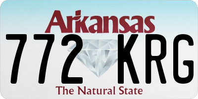 AR license plate 772KRG