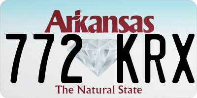 AR license plate 772KRX