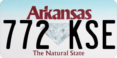 AR license plate 772KSE