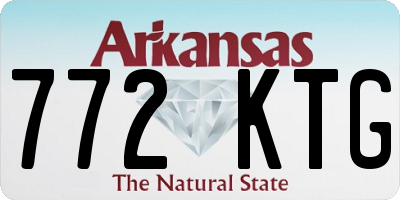 AR license plate 772KTG