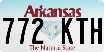 AR license plate 772KTH
