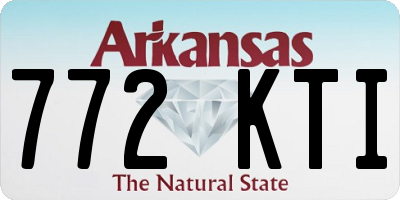 AR license plate 772KTI