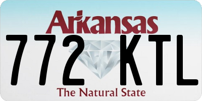 AR license plate 772KTL