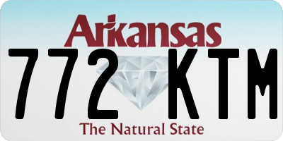 AR license plate 772KTM