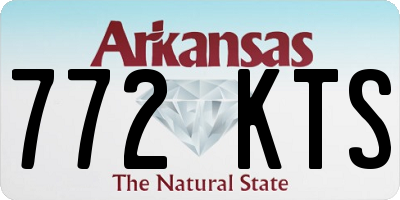 AR license plate 772KTS