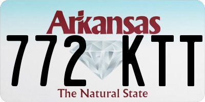 AR license plate 772KTT