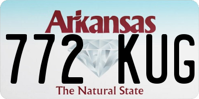 AR license plate 772KUG