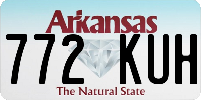 AR license plate 772KUH