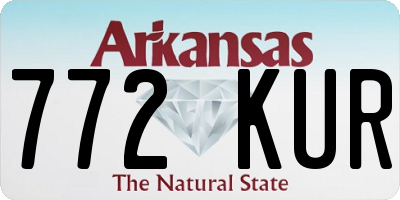 AR license plate 772KUR