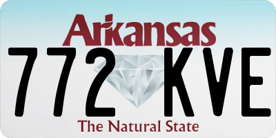 AR license plate 772KVE