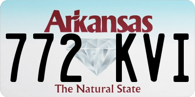 AR license plate 772KVI