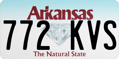 AR license plate 772KVS