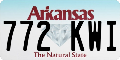 AR license plate 772KWI