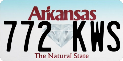 AR license plate 772KWS