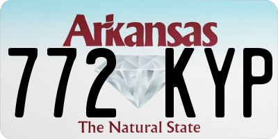 AR license plate 772KYP
