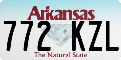 AR license plate 772KZL