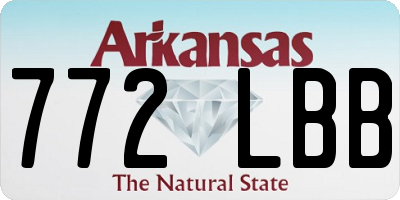 AR license plate 772LBB