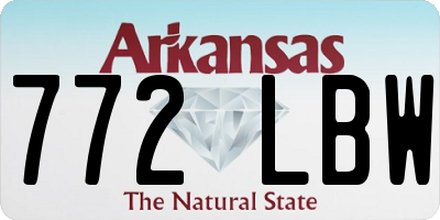 AR license plate 772LBW