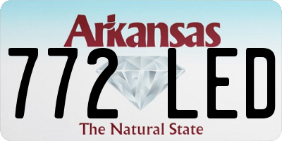 AR license plate 772LED