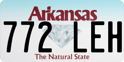 AR license plate 772LEH