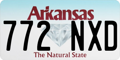 AR license plate 772NXD