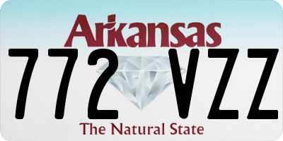 AR license plate 772VZZ