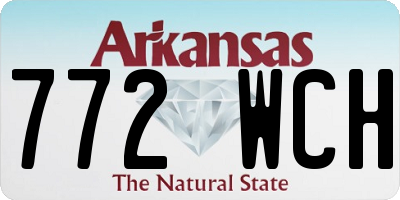 AR license plate 772WCH