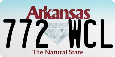 AR license plate 772WCL