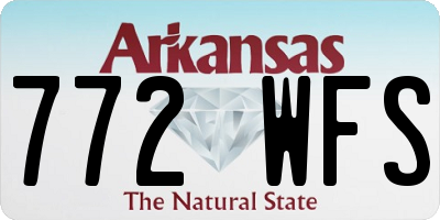 AR license plate 772WFS