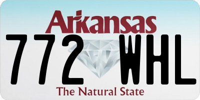 AR license plate 772WHL