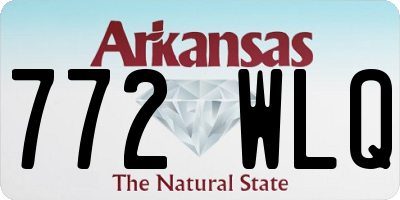 AR license plate 772WLQ