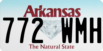 AR license plate 772WMH
