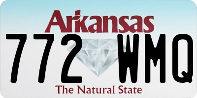 AR license plate 772WMQ