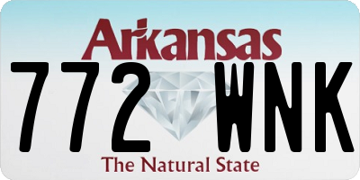 AR license plate 772WNK
