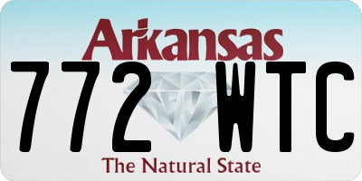 AR license plate 772WTC