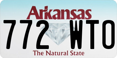 AR license plate 772WTO