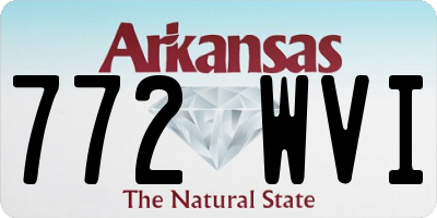 AR license plate 772WVI