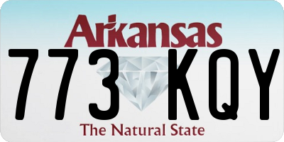 AR license plate 773KQY