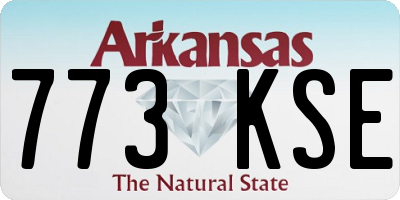 AR license plate 773KSE