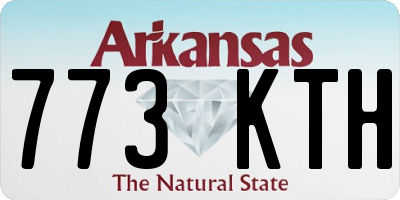 AR license plate 773KTH