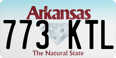 AR license plate 773KTL