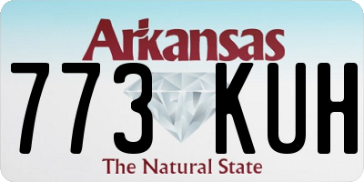 AR license plate 773KUH